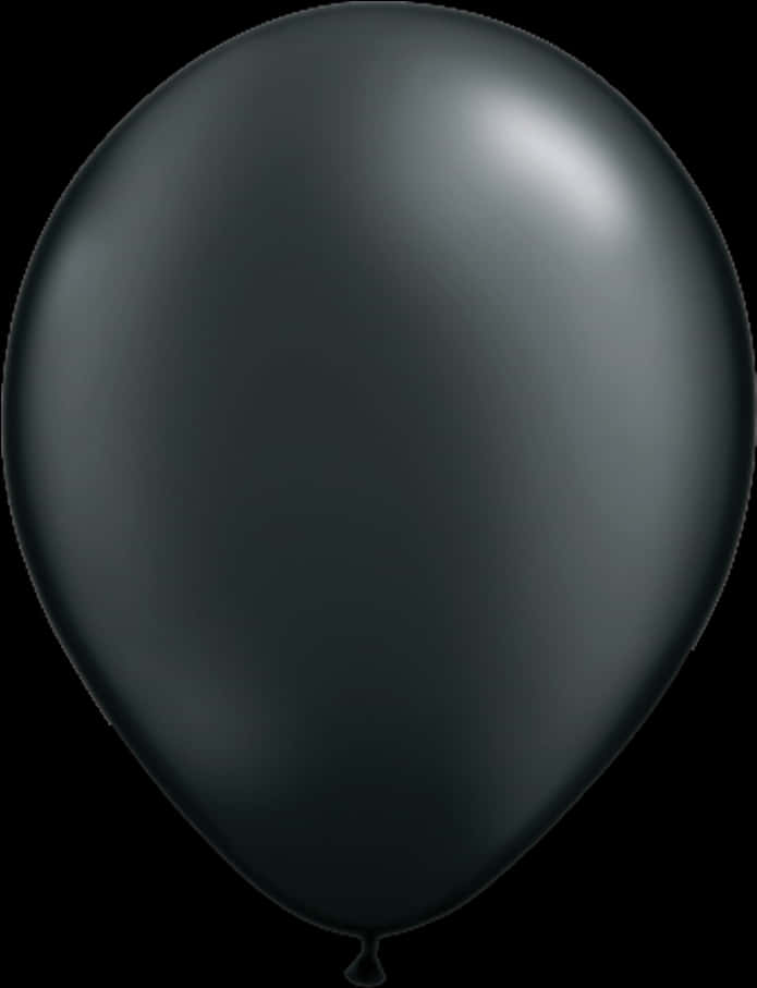 Black Balloon Transparent Background PNG Image