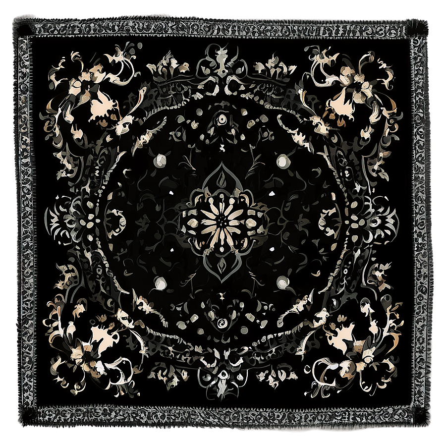 Black Bandana Face Cover Png Rmd PNG Image