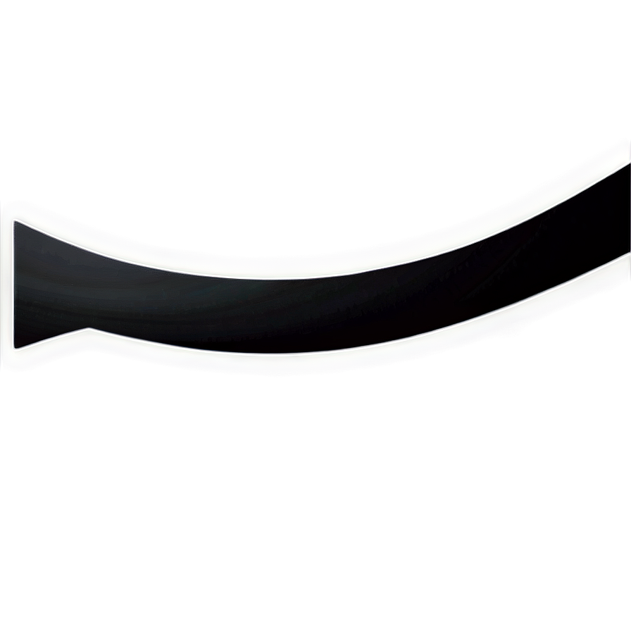 Black Banner A PNG Image