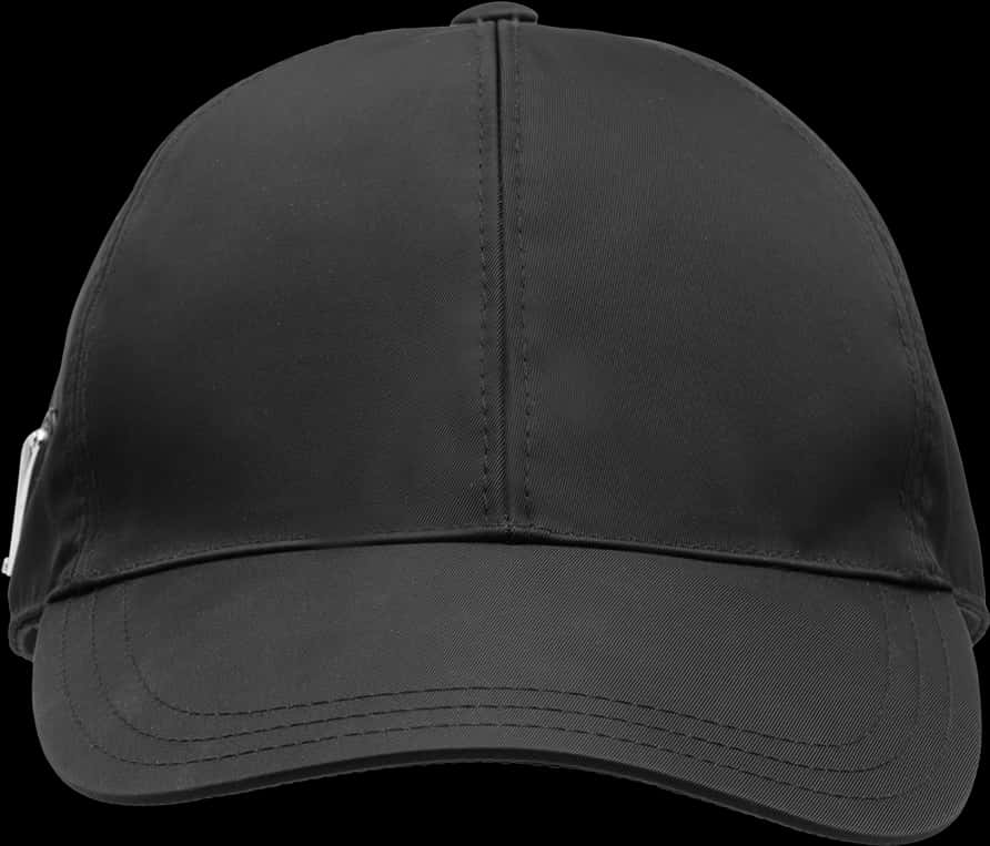 Black Baseball Cap Isolated PNG Image