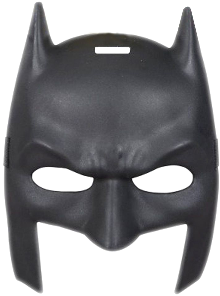 Black Batman Mask Costume Accessory PNG Image