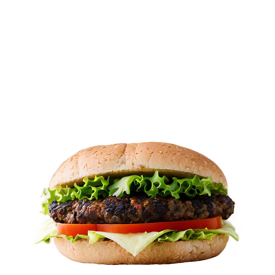 Black Bean Veggie Burger Png 69 PNG Image