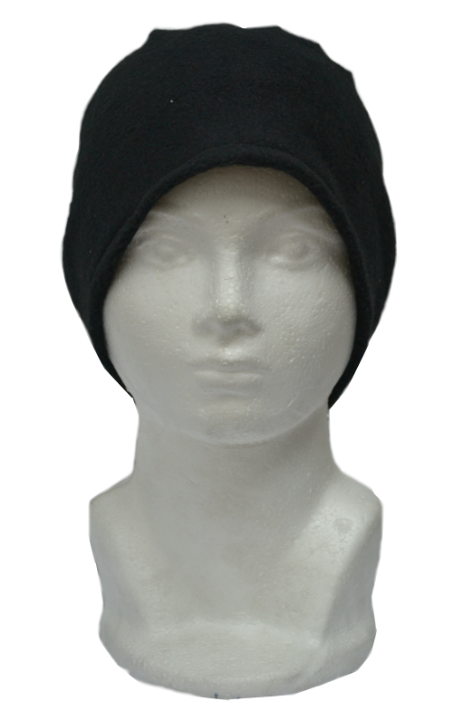 Black Beanie Hat Mannequin Display PNG Image