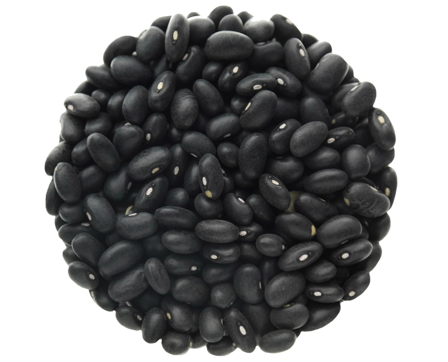 Black Beans Sphere Formation PNG Image