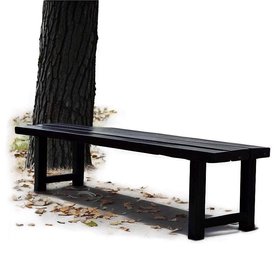 Black Bench Png 05232024 PNG Image