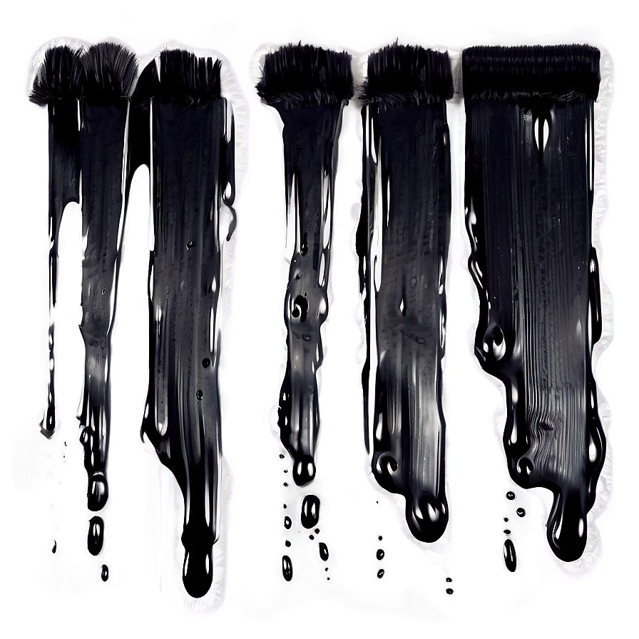 Black Blur Brush Stroke Png Ndn PNG Image