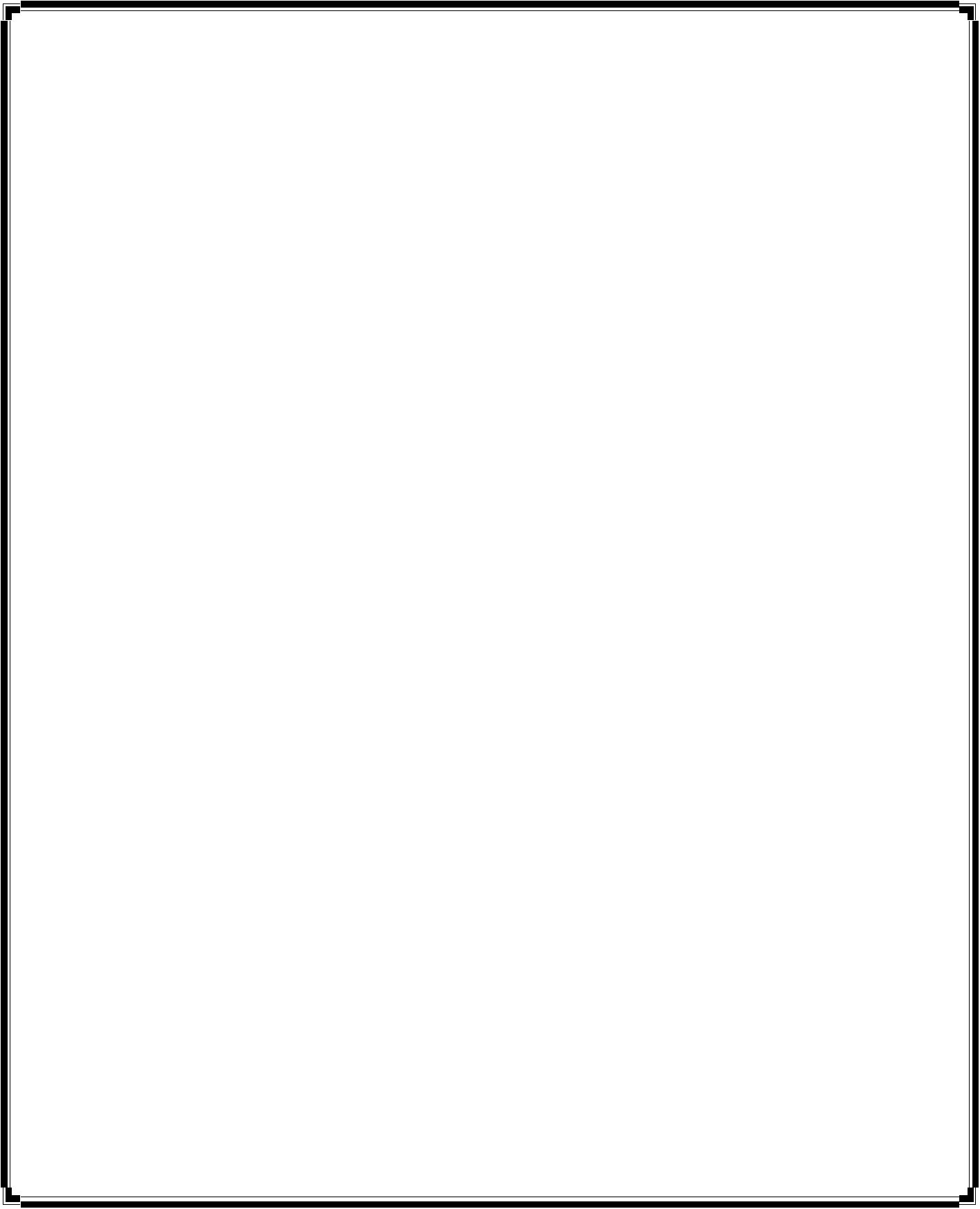 Black Bordered Blank Canvas PNG Image