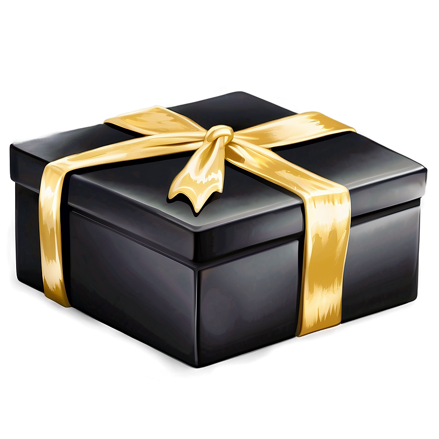 Black Box With Gold Trim Png Rbc PNG Image