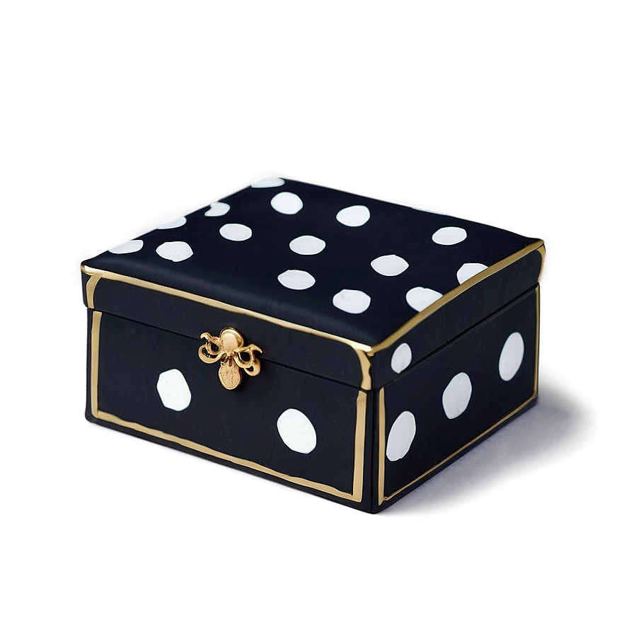 Black Box With Polka Dots Png 05252024 PNG Image