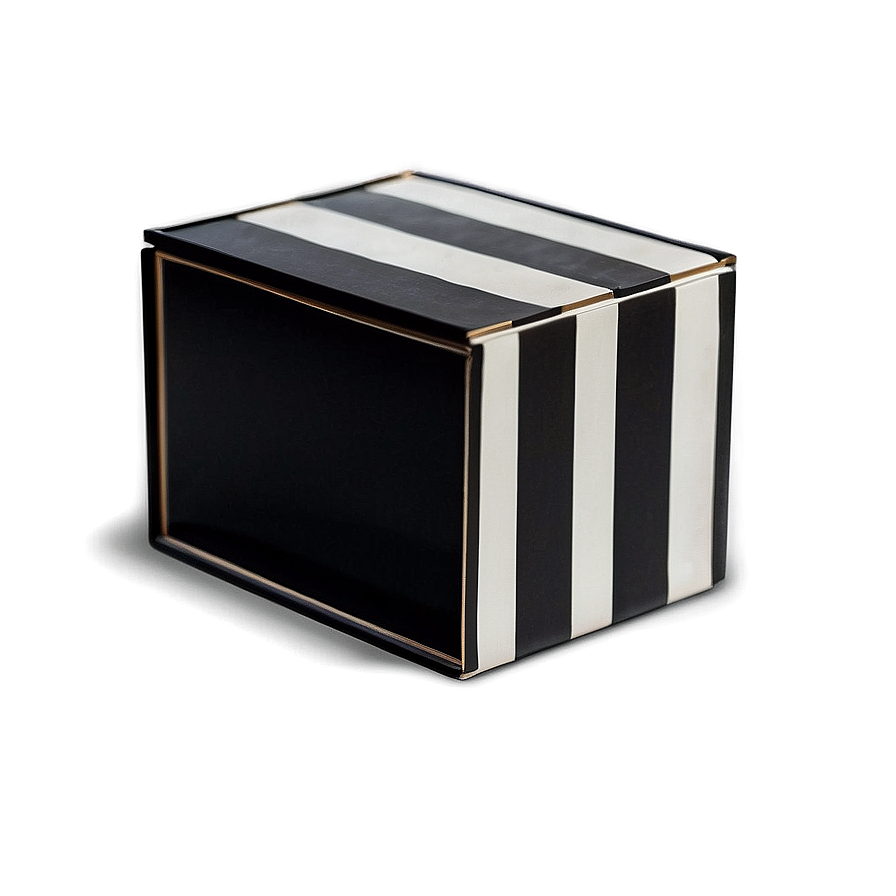 Black Box With Stripes Png Qis PNG Image