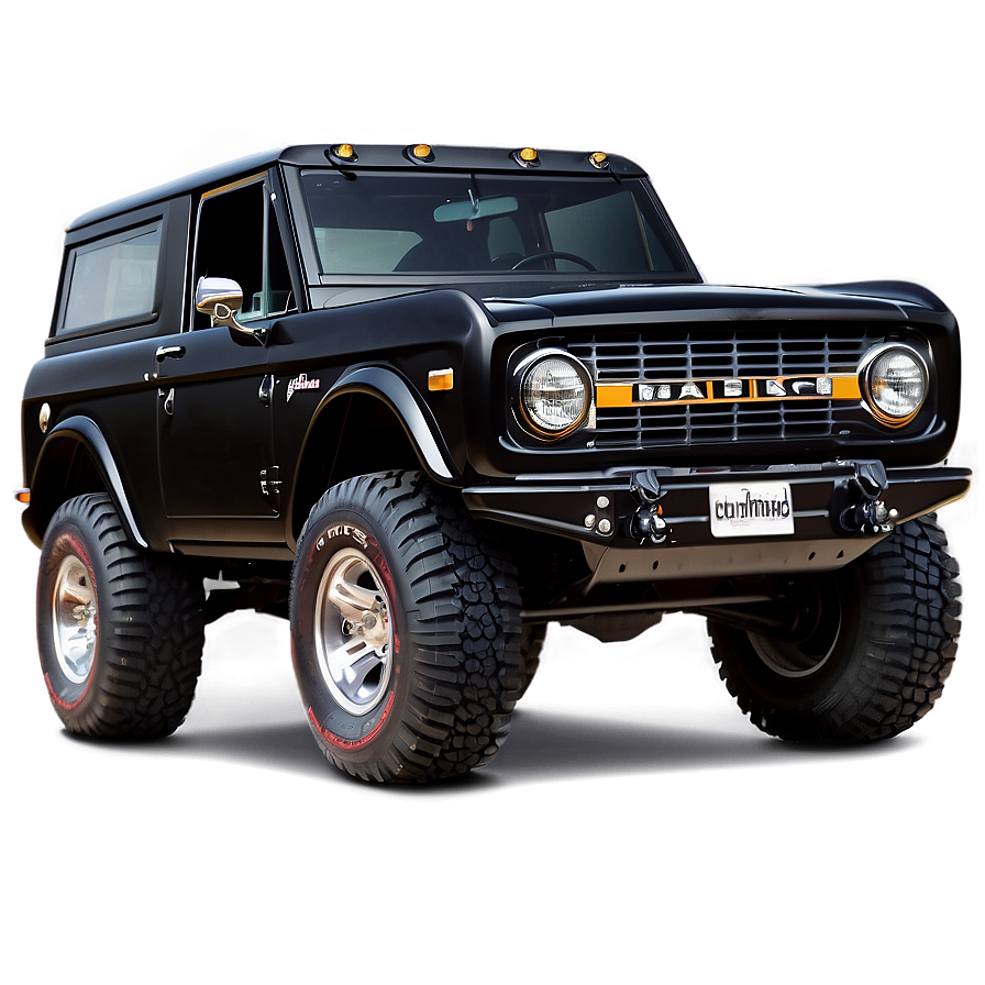 Black Bronco Png 06252024 PNG Image