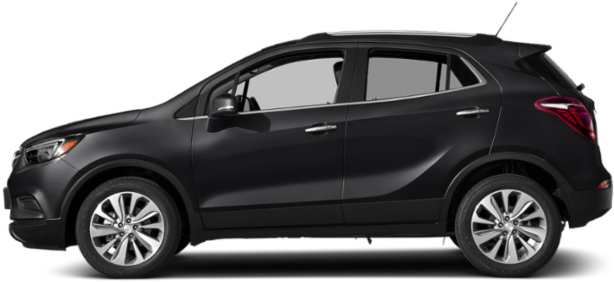 Black Buick Encore Side View PNG Image