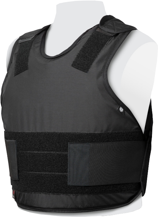 Black Bulletproof Vest PNG Image