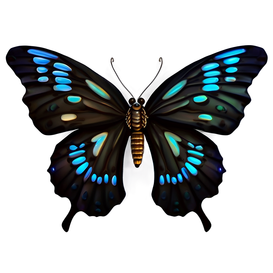 Black Butterfly Fantasy Png Vlp34 PNG Image