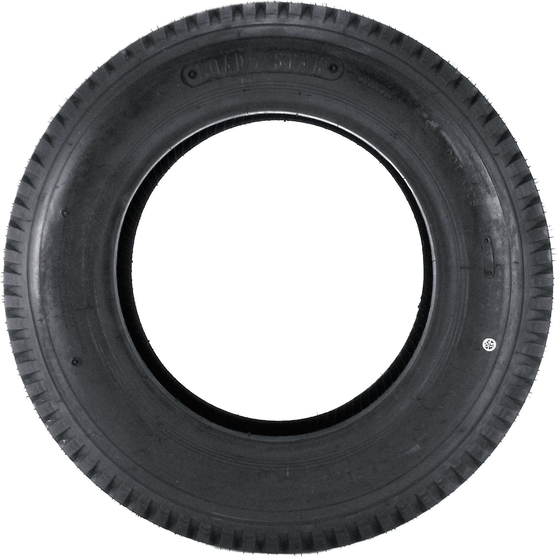 Black Car Tire Profile PNG Image