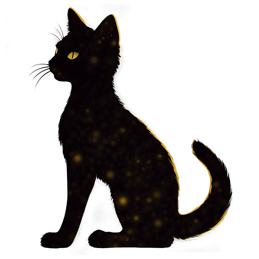 Black Cat Silhouette Png 38 PNG Image