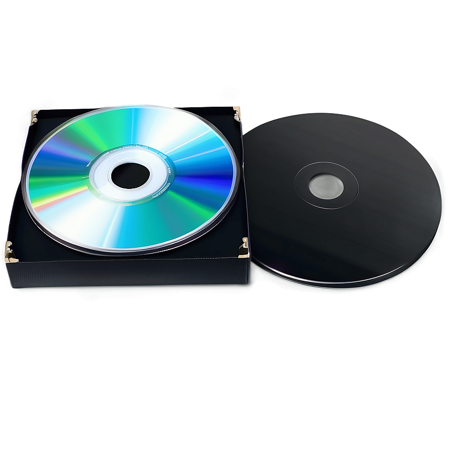 Black Cd Case Vector Png Olv PNG Image