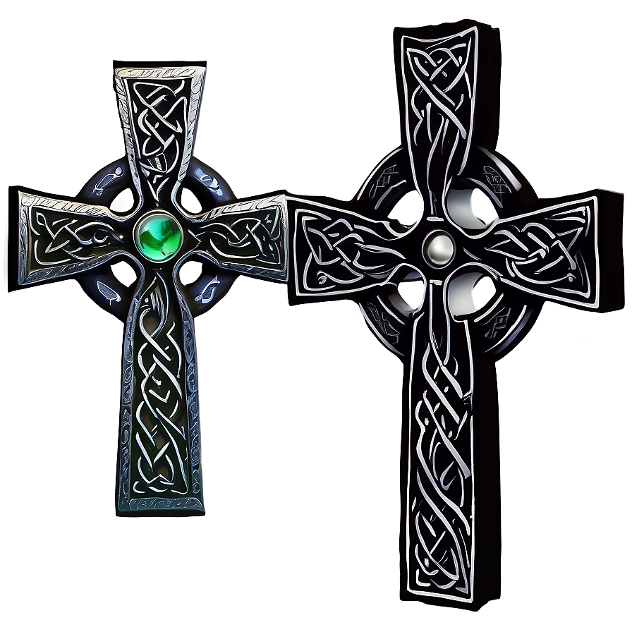 Black Celtic Cross Png 05242024 PNG Image