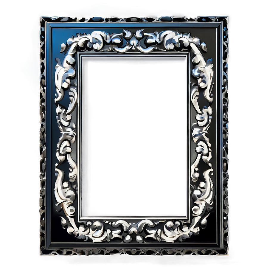 Black Certificate Frame Png Vwi PNG Image