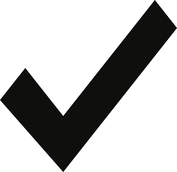 Black Check Mark Symbol PNG Image