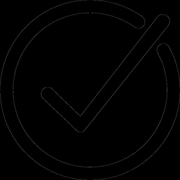 Black Checkmark Icon PNG Image