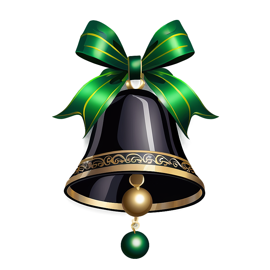 Black Christmas Bells Png 84 PNG Image