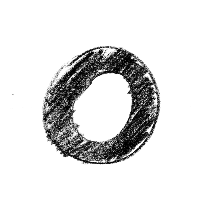 Black Circle Brush Stroke Texture PNG Image