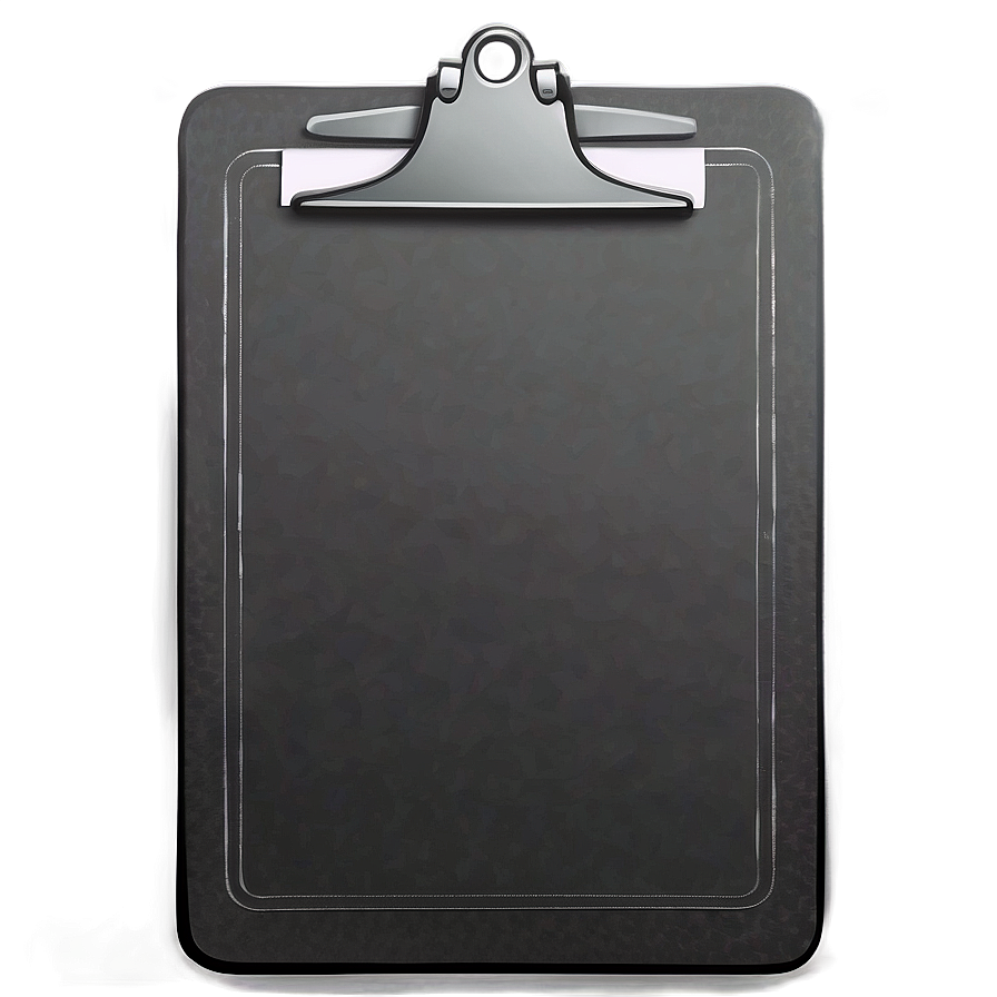 Black Clipboard Png Ohg93 PNG Image