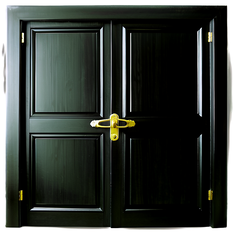 Black Closed Door Photo Png 06292024 PNG Image