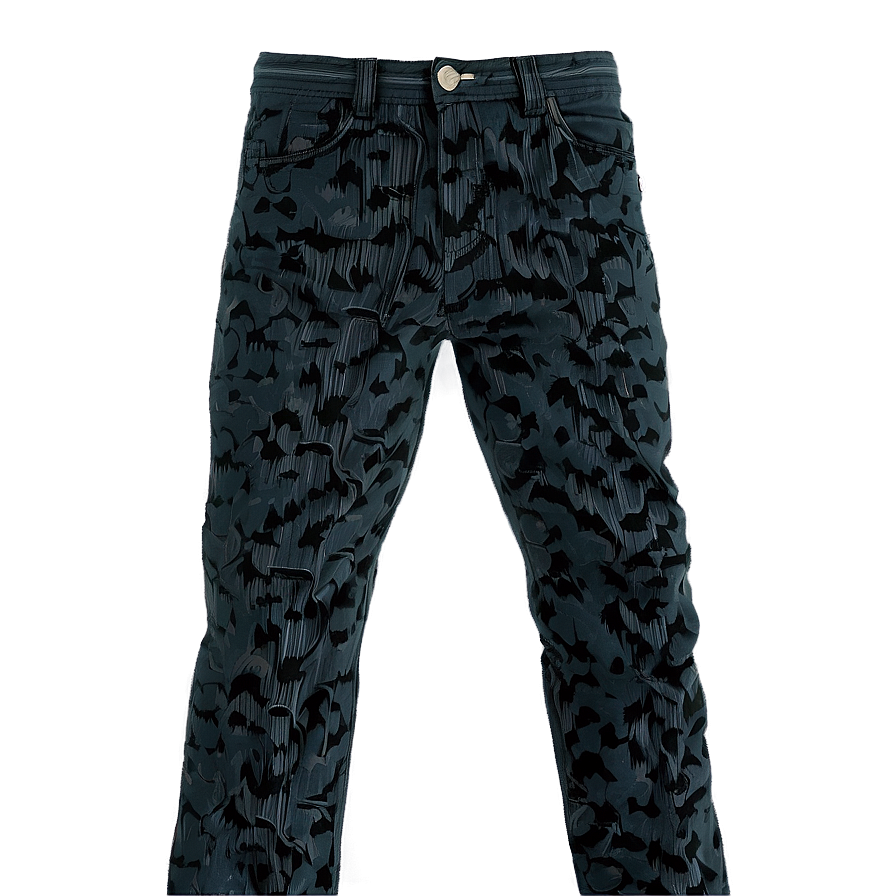 Black Corduroy Pants Png 06212024 PNG Image