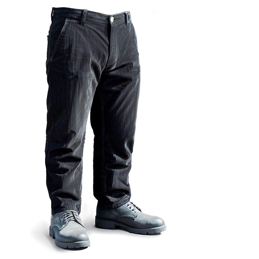 Black Corduroy Pants Png Wro95 PNG Image