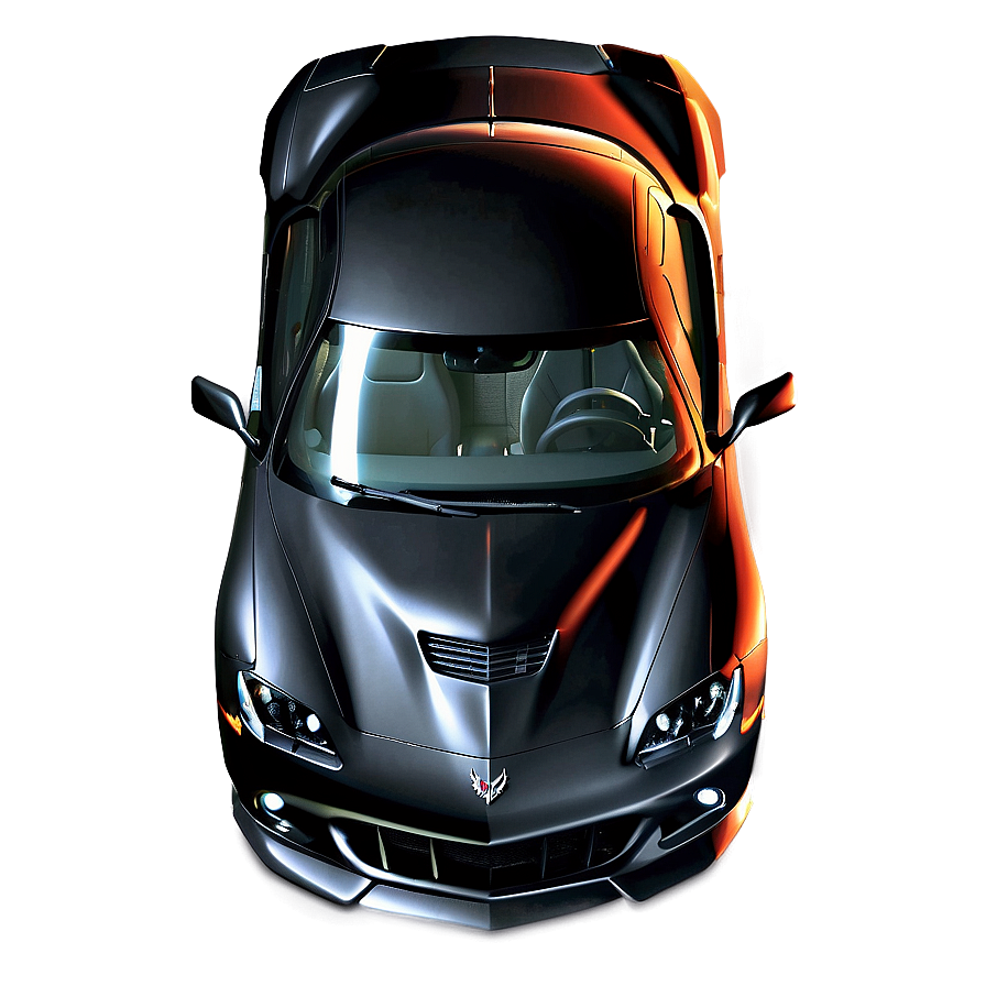 Black Corvette Png Vep PNG Image