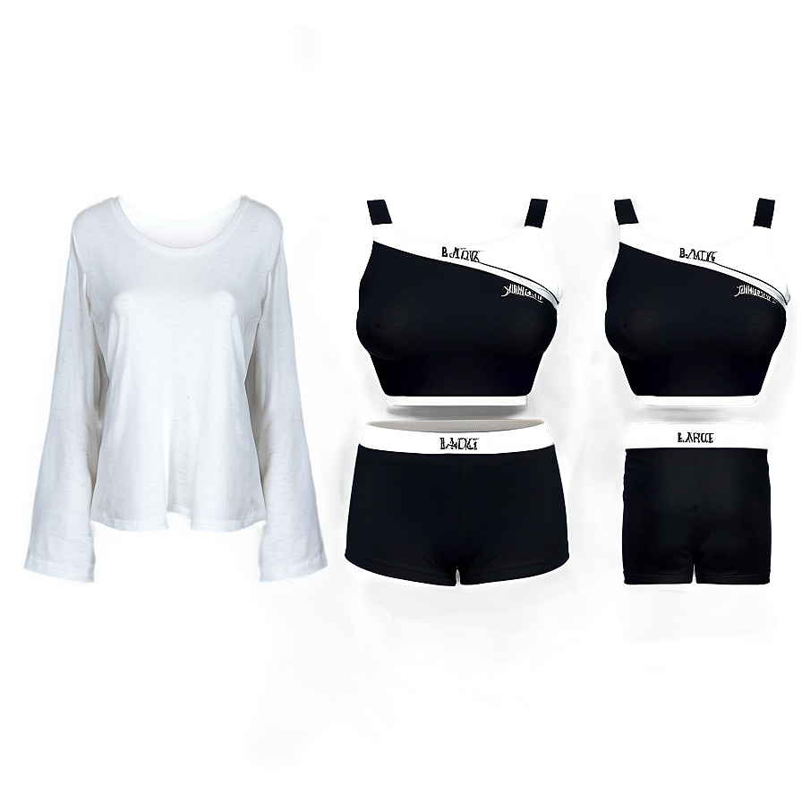 Black Crop Top Cuts Png Oks2 PNG Image