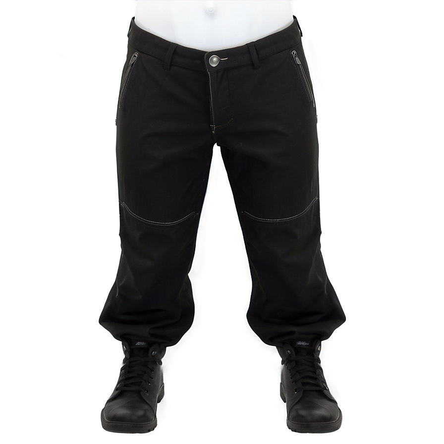 Black Cropped Pants Png Ikq PNG Image