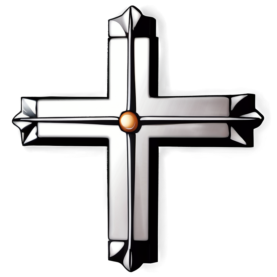 Black Cross Emblem Png Pap PNG Image