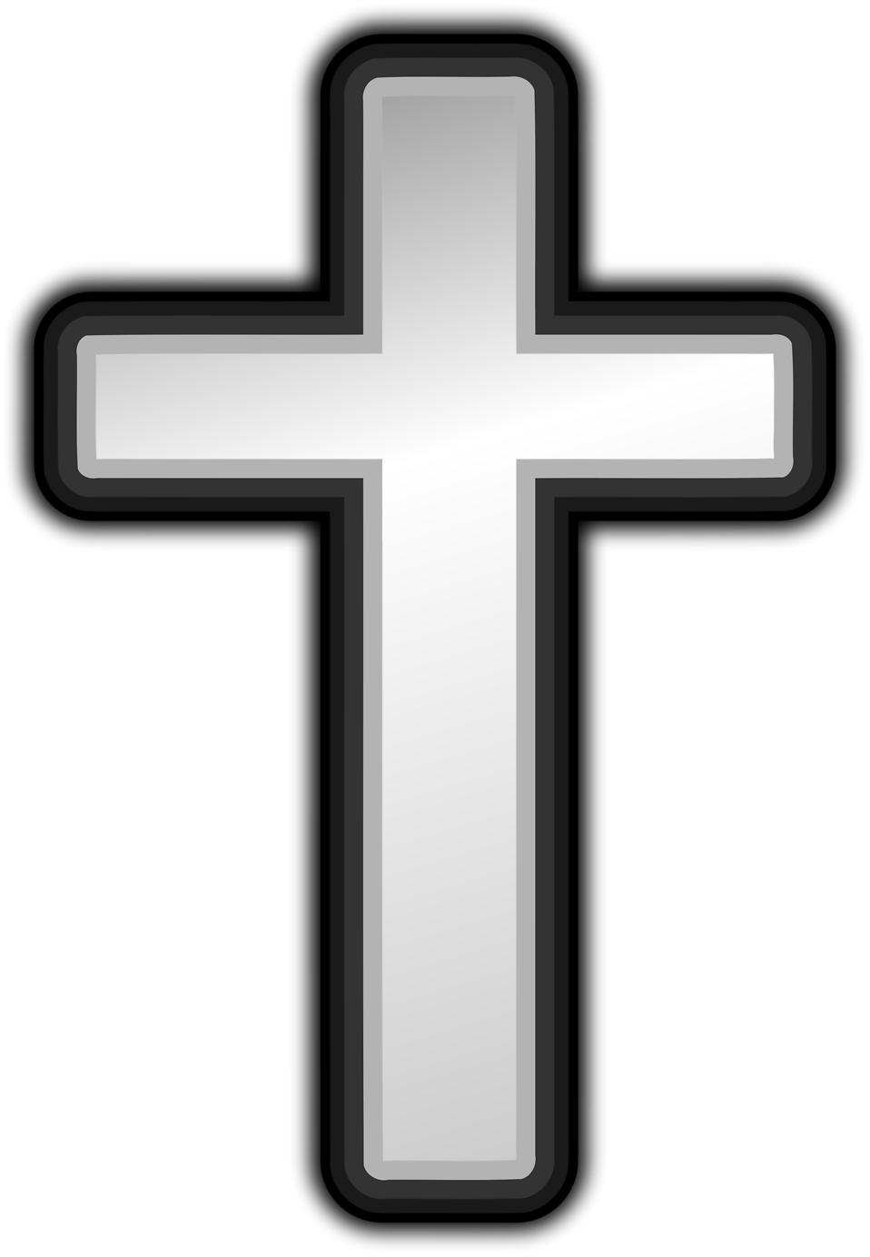 Black Cross Icon PNG Image