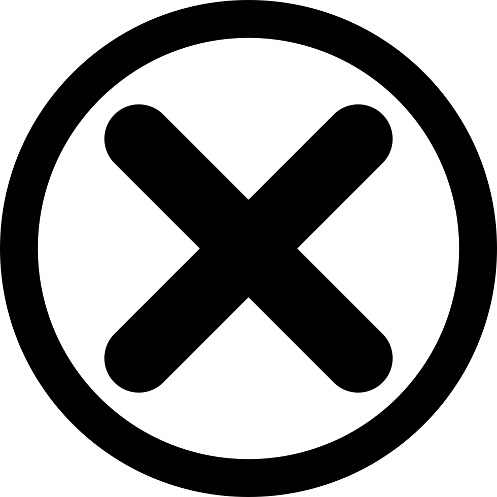 Black Cross Symbol PNG Image