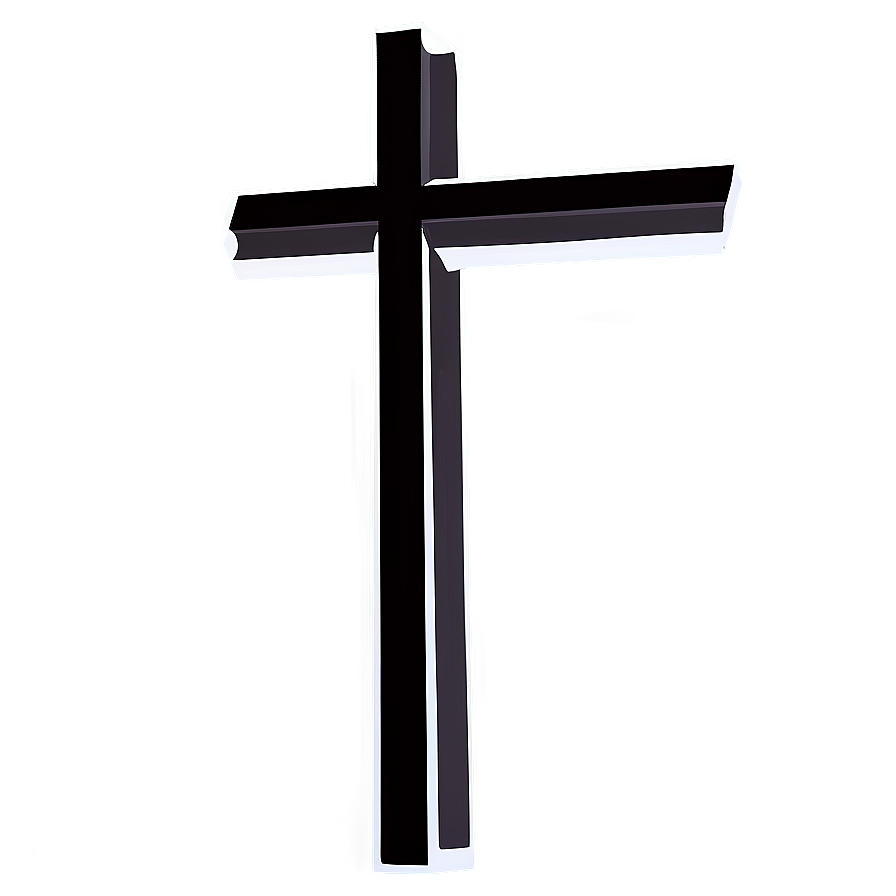 Black Cross Vector Art Png Iub19 PNG Image