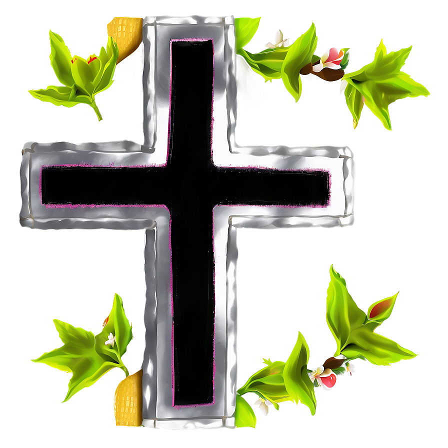 Black Cross With Dove Png 57 PNG Image