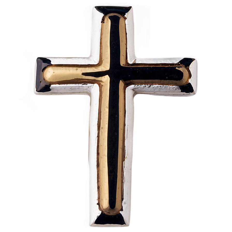 Black Cross With Halo Png Vgr PNG Image