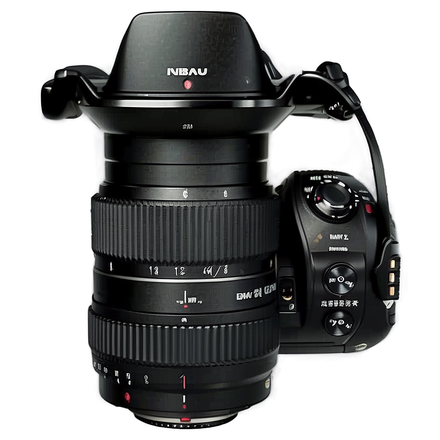 Black Dslr Camera Png Yfv PNG Image