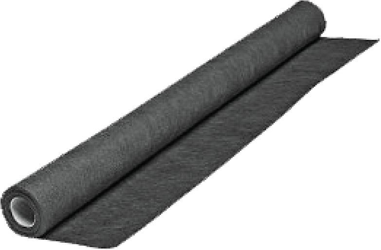 Black Fabric Roll Texture PNG Image