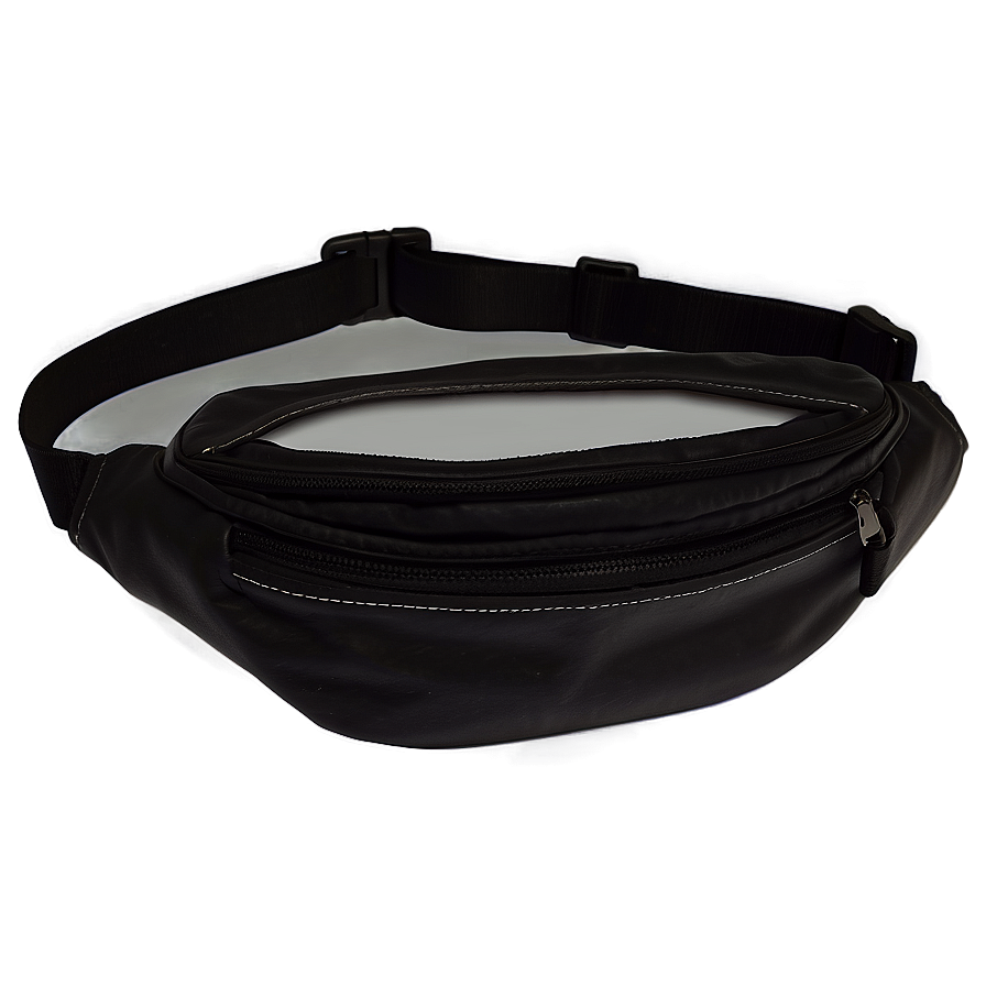 Black Fanny Pack Png Qxh PNG Image