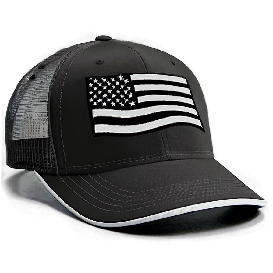 Black Flag Trucker Hat Png Jcg PNG Image