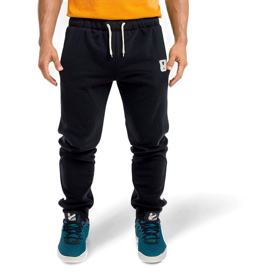 Black Fleece Pants Png 06212024 PNG Image