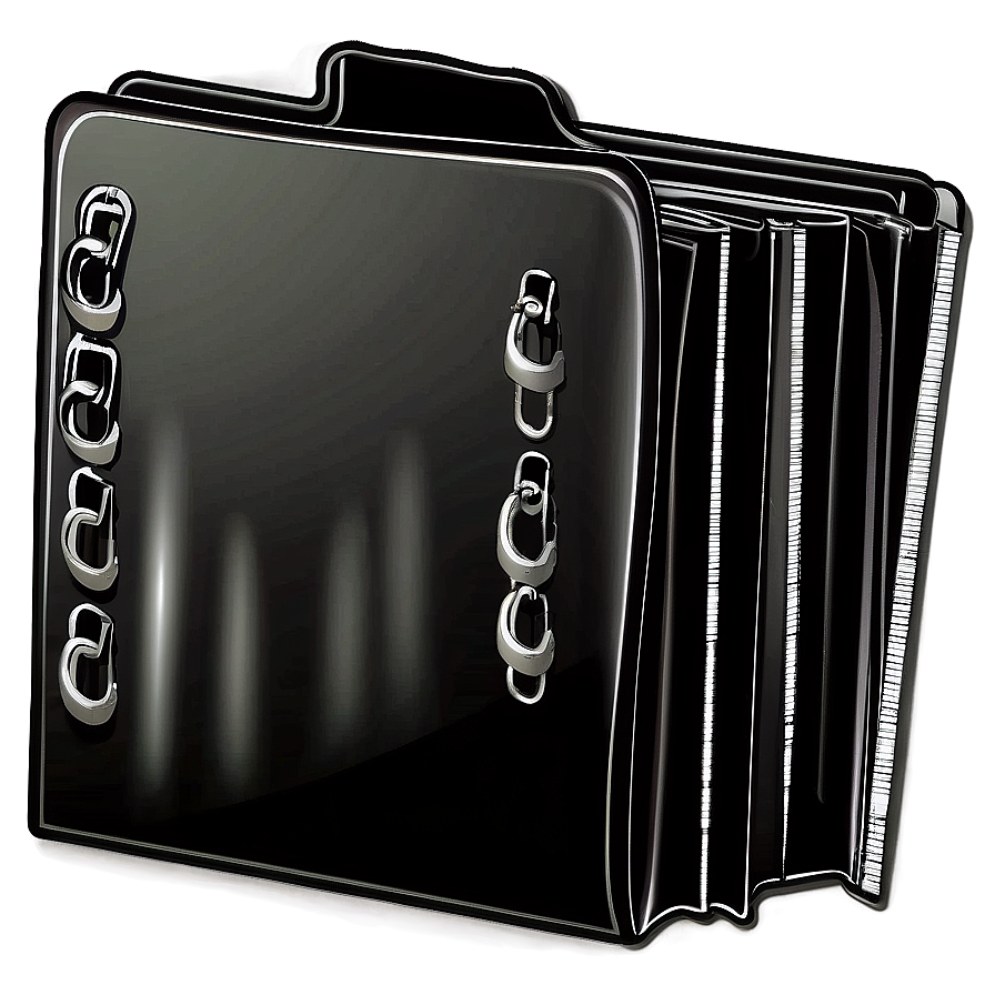 Black Folder Clipart Png 74 PNG Image