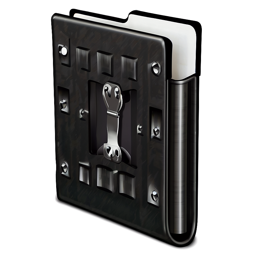 Black Folder With Lock Png 70 PNG Image