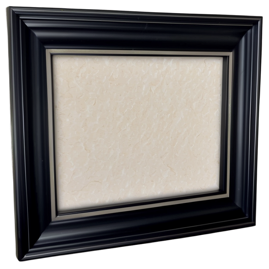 Black Frame For Canvas Png 06262024 PNG Image