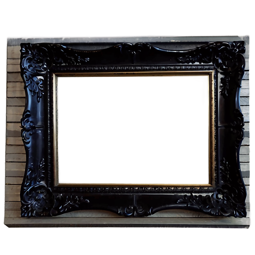 Black Frame Landscape Png 24 PNG Image