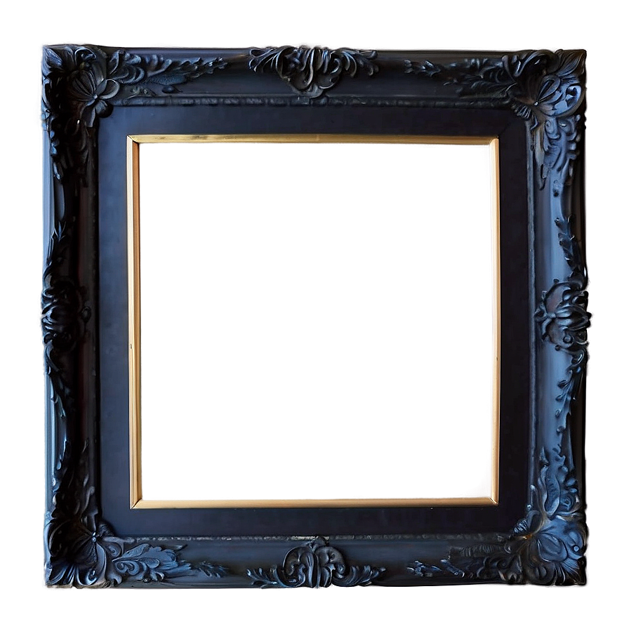 Black Frame With Mount Png 65 PNG Image